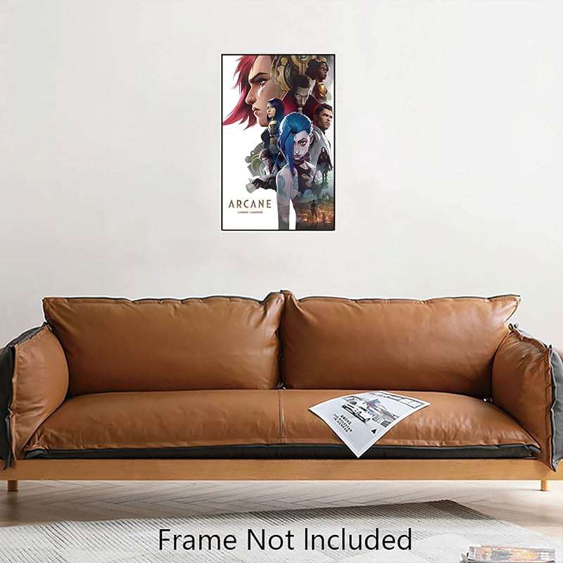Christ-EZ Anime cartoon Arcane League of Legends Movie Poster Cool Wall Decor Art Print posters for room aesthetic - Matte Poster Frameless Gift 11 x 17 inch(28cm x 43cm) - Image 7