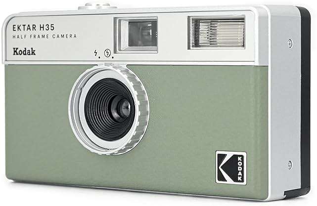 KODAK EKTAR H35 Half Frame Film Camera, 35mm, Reusable, Focus-Free, Lightweight, Easy-to-Use (Sage) (Film & AAA Battery are not Included) - Image 3