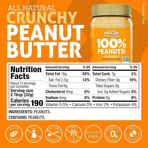 Crazy Richard's 100% All-Natural Vegan Creamy & Crunchy Peanuty Butter with No Added Sugar and Non-GMO Variety Pack (1 Pound, Pack of 2) - Image 3