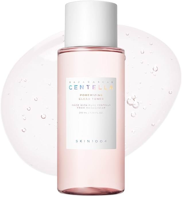 SKIN1004 Poremizing Clear Toner 7.10 fl.oz, 210ml, Korean Face Toner with Himalayan Pink Salt & Madagascar Centella, Facial Toner for Pore Care & Oil Balance, Hydrating Essence, Korean Skin Care - Product Image