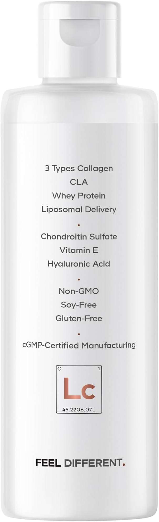 Codeage Liquid Collagen Supplement Chocolate Flavor, Beauty Trim & Glow Liposomal Collagen Peptides, CLA Conjugated Linoleic Acid, Hyaluronic Acid, Vitamin E, Hydrolyzed, Non-GMO, 15.22 fl oz - Image 9