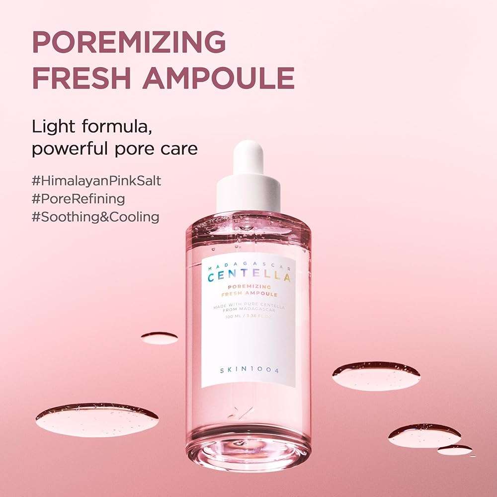 SKIN1004 Madagascar Centella Poremizing Fresh Ampoule 3.38 fl. oz(100ml) | Soothing Hydration | Oily Combination Skin - Image 2