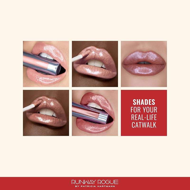 Runway Rogue LuxGloss Lip Gloss, High-Pigment Shimmery Soft Pastel-Pink Lip Gloss, ‘Catwalk’ - Image 7