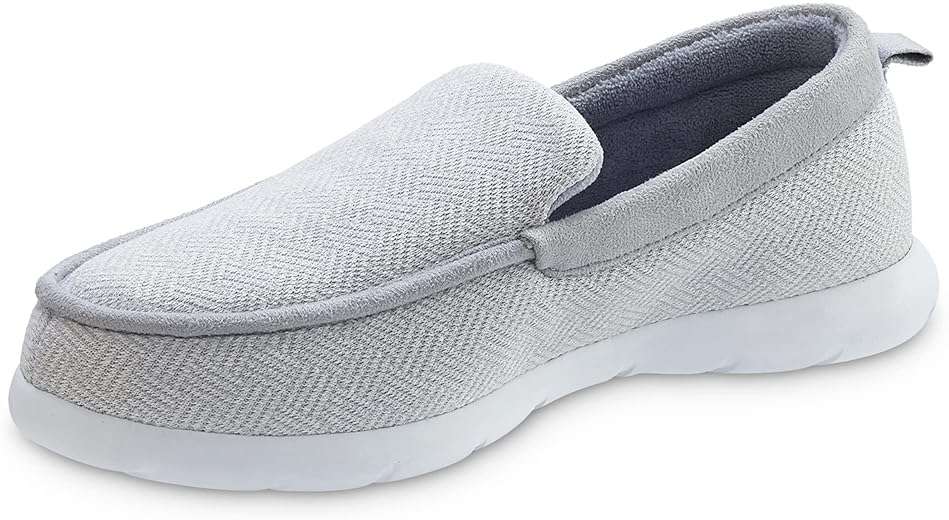 isotoner Zenz Men's Sport Knit Moccasin, Slip-on Shoe - Image 1