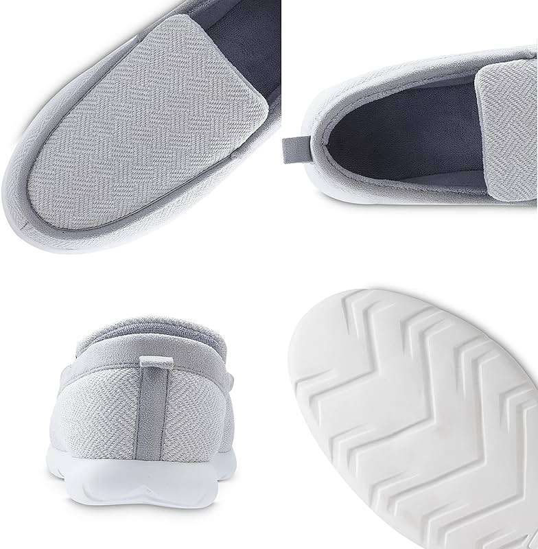 isotoner Zenz Men's Sport Knit Moccasin, Slip-on Shoe - Image 3