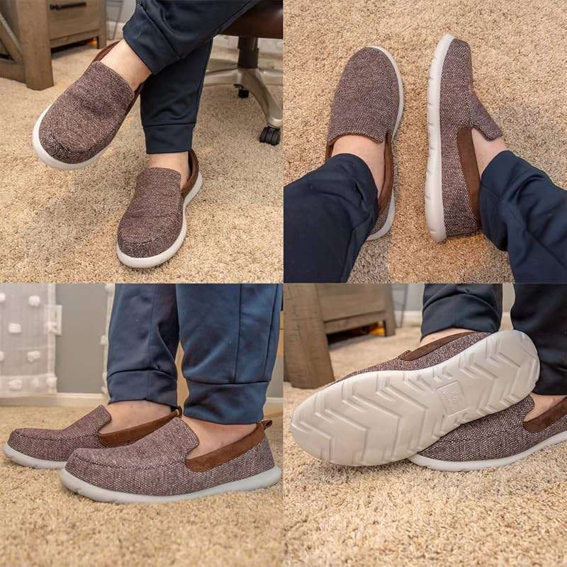 isotoner Zenz Men's Sport Knit Moccasin, Slip-on Shoe - Image 6