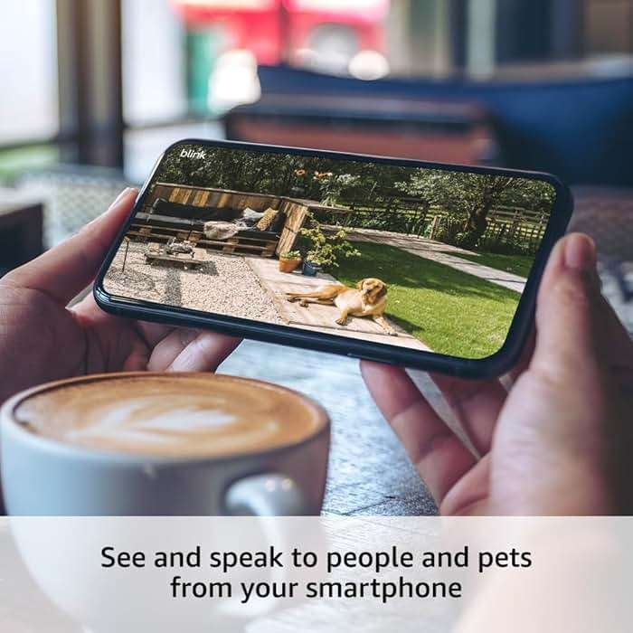 Blink Outdoor 4 – Wireless smart security camera, two-year battery, 1080p HD day and infrared night live view, two-way talk – 5 camera system - Image 2