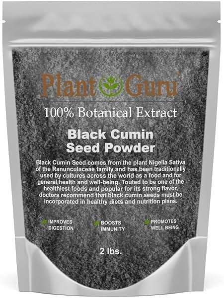 Black Cumin Seed Powder Ground 2 lbs. Bulk - Nigella Sativa - Kalonji 100% Pure Natural Herb Spice. - Image 1