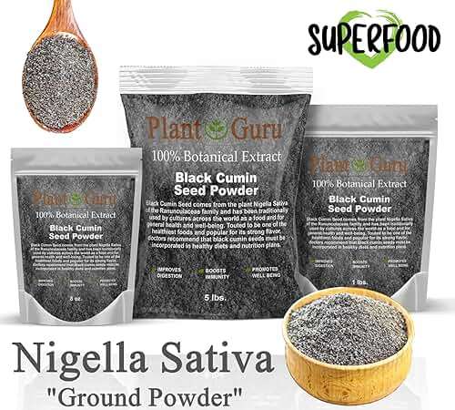 Black Cumin Seed Powder Ground 2 lbs. Bulk - Nigella Sativa - Kalonji 100% Pure Natural Herb Spice. - Image 2