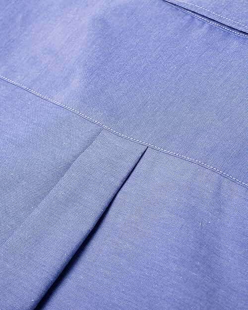 Alimens & Gentle Mens Solid Oxford Shirt Long Sleeve Dress Shirt Work Casual Button Down Shirts with Pocket - Image 3