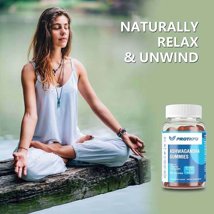 ProTKFU 2 Pack Ashwagandha Gummies & Vitamin D3 Gummies Organic Aswangdha Supplement for Improve Sleep, Stress Relief & Mood Calm (Non-GMO, Gluten-Free & Sugar Free) - Image 7