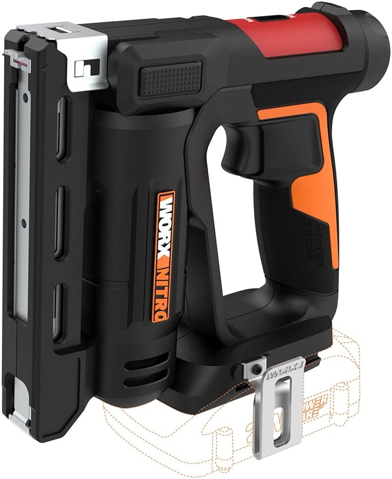 Worx Nitro 20V Power Share 3/8” Cordless Crown Stapler with Air Impact Technology - WX843L.9 (Tool Only) - Product Image