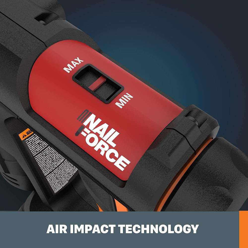 Worx Nitro 20V Power Share 3/8” Cordless Crown Stapler with Air Impact Technology - WX843L.9 (Tool Only) - Image 5