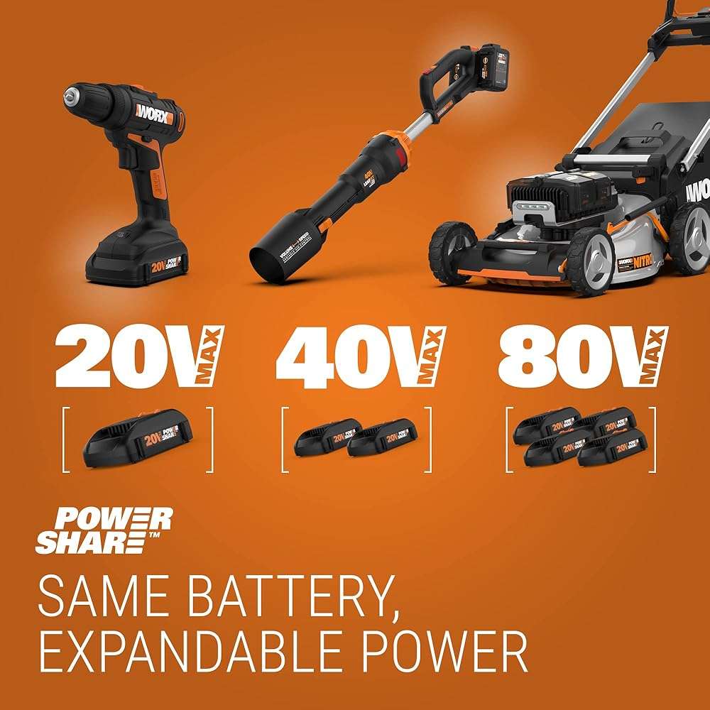 Worx Nitro 20V Power Share 3/8” Cordless Crown Stapler with Air Impact Technology - WX843L.9 (Tool Only) - Image 8