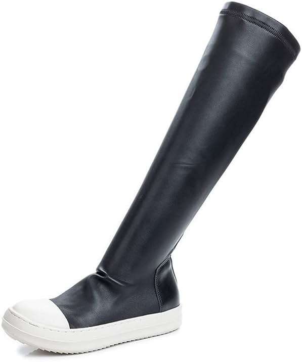 Kluolandi Women's Stretch Flat Over The Knee Thigh High Boots Comfort Knee-high Sneakers - Image 1