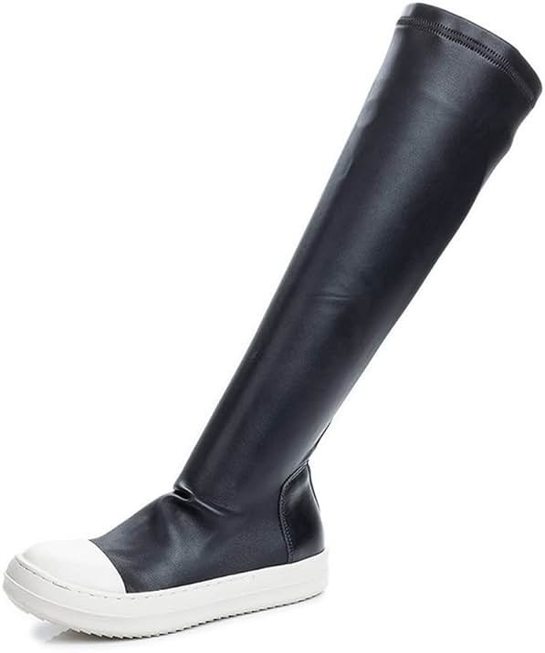 Kluolandi Women's Stretch Flat Over The Knee Thigh High Boots Comfort Knee-high Sneakers - Product Image