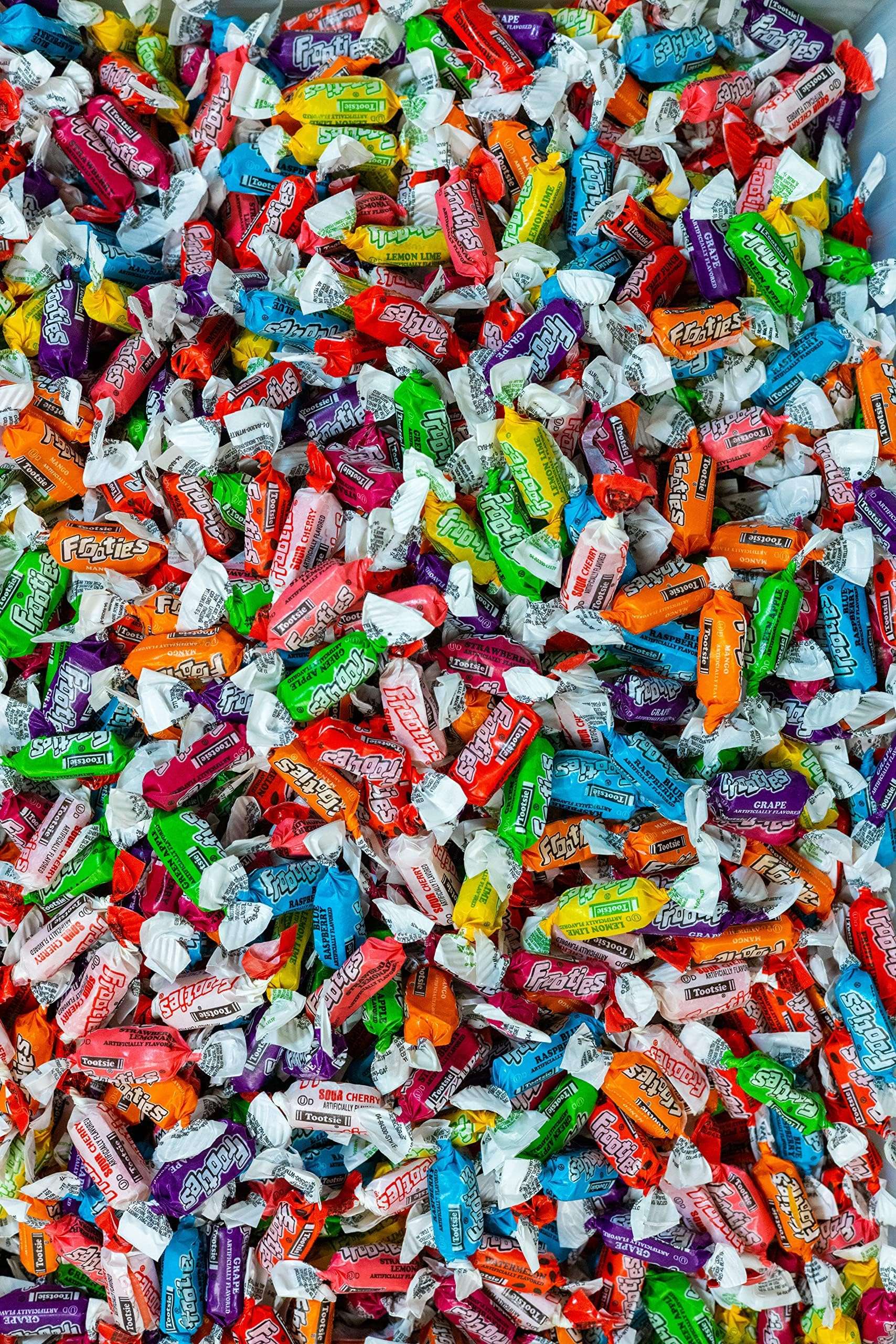 Fruities 10 Flavors - 2 LB Bulk Candy - Assorted Flavor - Fruit Chews - Gluten Free - Ultimate Variety - Taffies - Individually Wrapped Candy - Queen Jax - Image 1