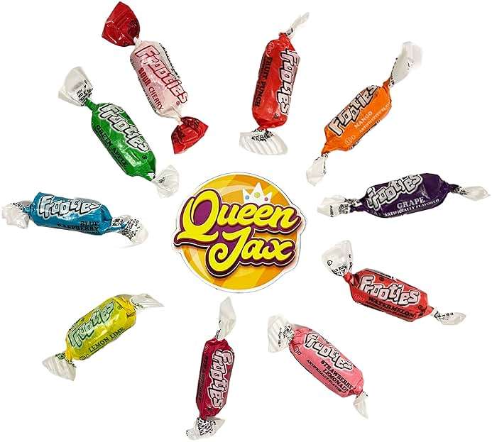 Fruities 10 Flavors - 2 LB Bulk Candy - Assorted Flavor - Fruit Chews - Gluten Free - Ultimate Variety - Taffies - Individually Wrapped Candy - Queen Jax - Image 7