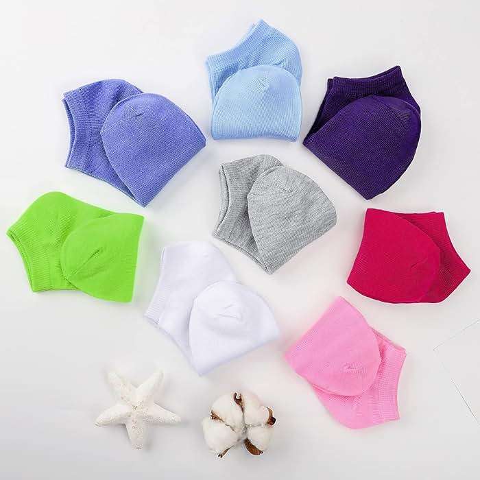 BOOPH 25 Pack Kids Low Cut Ankle Socks Boys Girls Half Cushion Athletic Socks - Image 7
