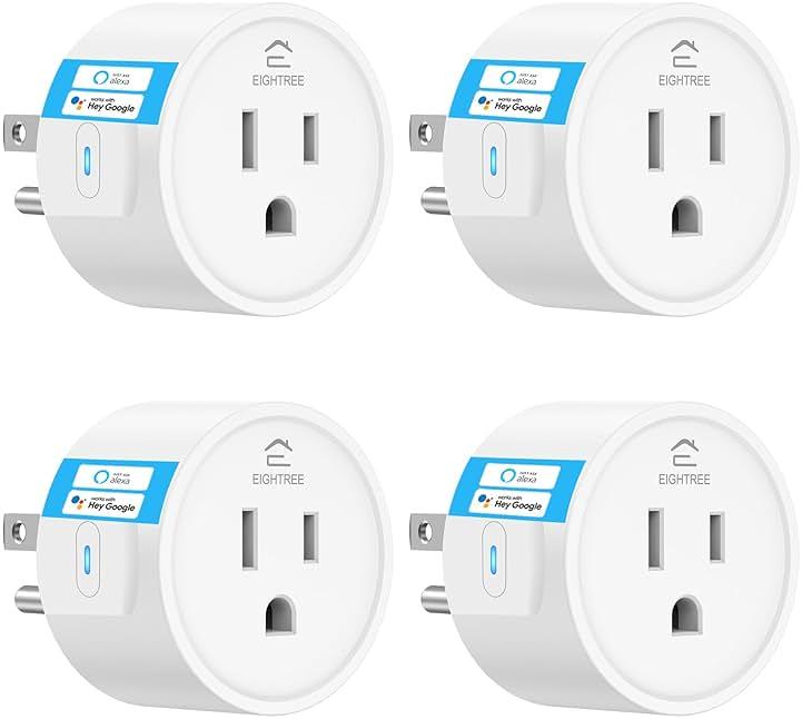 EIGHTREE 15A Smart Plug, Wi-Fi & Bluetooth Smart Outlet for High-Power Home Appliances, Works with Alexa & Google Home, Easy Setup, Timer & Remote Control, FCC & ETL Certified, 2.4GHz Wi-Fi Only by EIGHTREE - Shop at Bazar