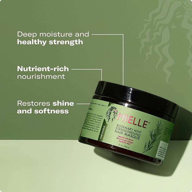 Mielle Organics Rosemary Mint Scalp & Hair Oil and Hair Masque - Image 5