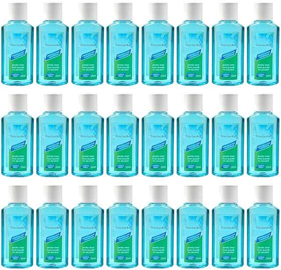 Mouthwash Travel Size, Portable Original Mint Mini Mouthwash Bulk, 35ml/1.2oz (24Pack, Mint) - Image 1
