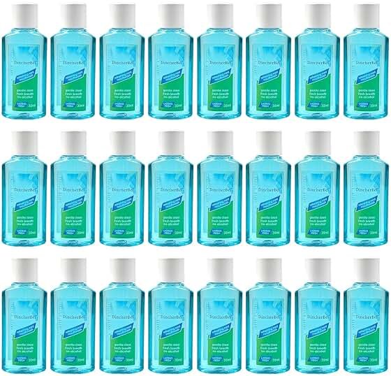 Mouthwash Travel Size, Portable Original Mint Mini Mouthwash Bulk, 35ml/1.2oz (24Pack, Mint) - Product Image
