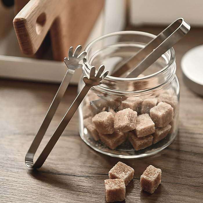 9 PCS Mini Serving Tongs,Stainless Steel Small Serving Utensils, Kitchen Tongs Food Tongs Small Kitchen Tongs forServing Food,Ice Cube,fruits,Sugar (4.8" Appetizer Tongs) - Image 6