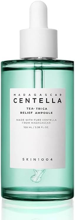 SKIN1004 Tea-Trica Relief Ampoule 3.38 fl. oz, 100ml, Soothing Hydration for Sensitive Skin - Product Image