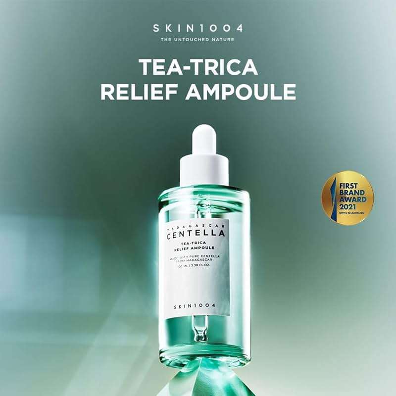 SKIN1004 Tea-Trica Relief Ampoule 3.38 fl. oz, 100ml, Soothing Hydration for Sensitive Skin - Image 2