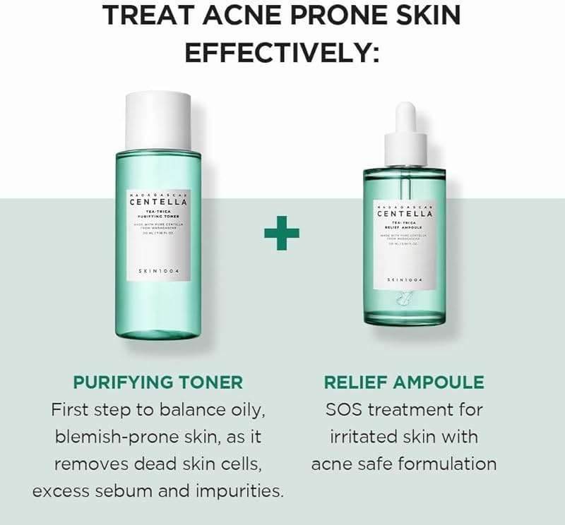 SKIN1004 Tea-Trica Relief Ampoule 3.38 fl. oz, 100ml, Soothing Hydration for Sensitive Skin - Image 7