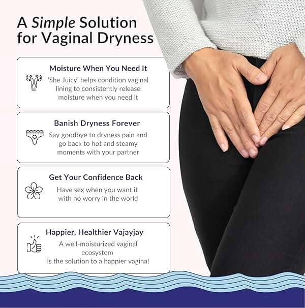Flower Power Vaginal Moisture Support Capsules for Women — Vaginal Dryness Supplement with Powdered Slippery Elm Bark | Supports Vaginal Wellness During Menopause & Stress | 60 Count, Made in USA - Image 4
