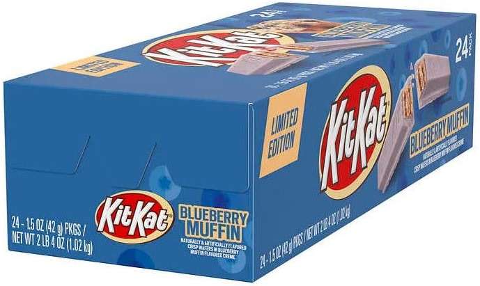 THE HERSHEY COMPANY KIT-KAT BLUEBERRY MUFFIN LIMITED EDITION CANDY BAR 1.5 oz / Case of 24, 24 Count (Pack of 1) - Image 2