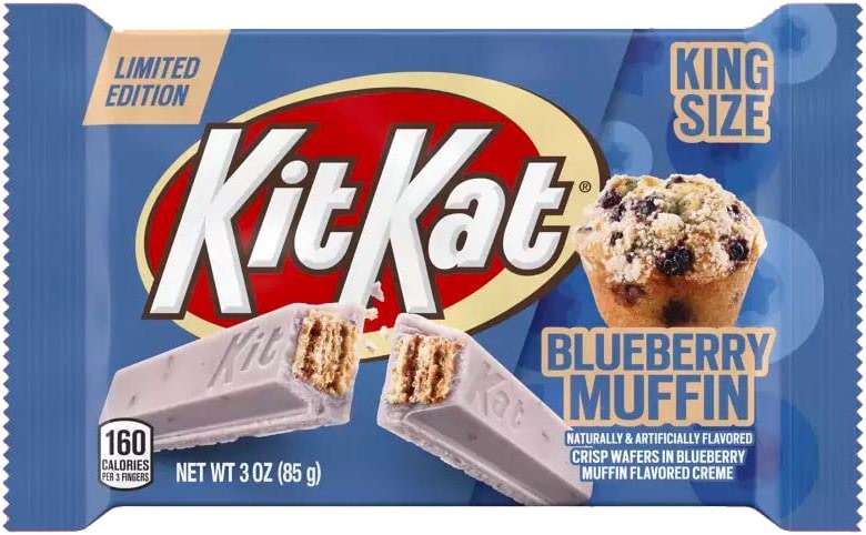 THE HERSHEY COMPANY KIT-KAT BLUEBERRY MUFFIN LIMITED EDITION CANDY BAR 1.5 oz / Case of 24, 24 Count (Pack of 1) - Image 3