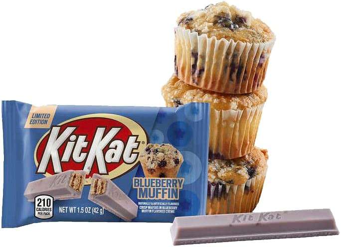 THE HERSHEY COMPANY KIT-KAT BLUEBERRY MUFFIN LIMITED EDITION CANDY BAR 1.5 oz / Case of 24, 24 Count (Pack of 1) - Image 5