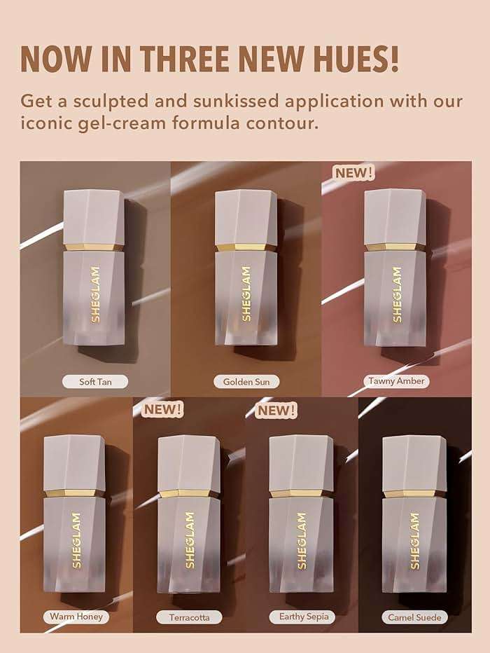 SHEGLAM Sun Sculpt Liquid Contour Stick Long Lasting Cream Bronzer Makeup-Warm Honey - Image 4
