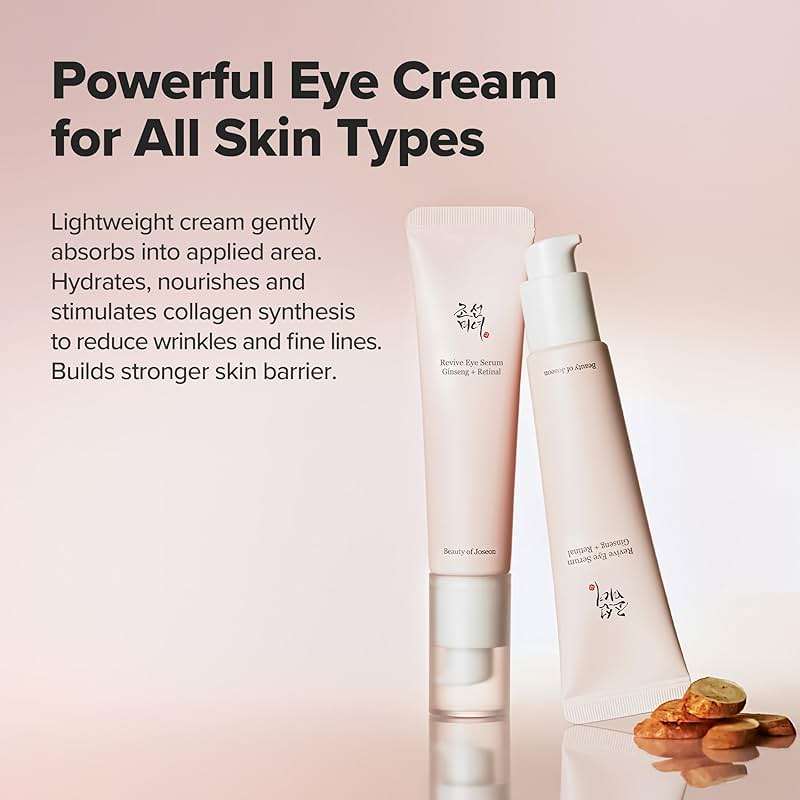 Beauty of Joseon Revive Eye Serum with Retinal Niacinamide Correction for Puffy Eye Bags Fine Lines Dark Circles Wrinkles, Korean Skin Care 30ml, 1.01 fl.oz - Image 4