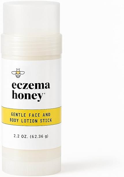 ECZEMA HONEY Gentle Face & Body Lotion Stick - Moisturizing Colloidal Oatmeal Hand Cream for Extremely Dry Skin - Eczema Lotion Helps Psoriasis, Dermatitis & More (2.2 Oz) - Product Image