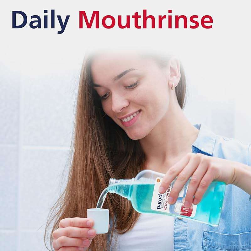 Parodontax Active Gum Health Mouthwash, Antiplaque and Antigingivitis Mouthwash, Mint, 16.9 Fl Oz - Image 6