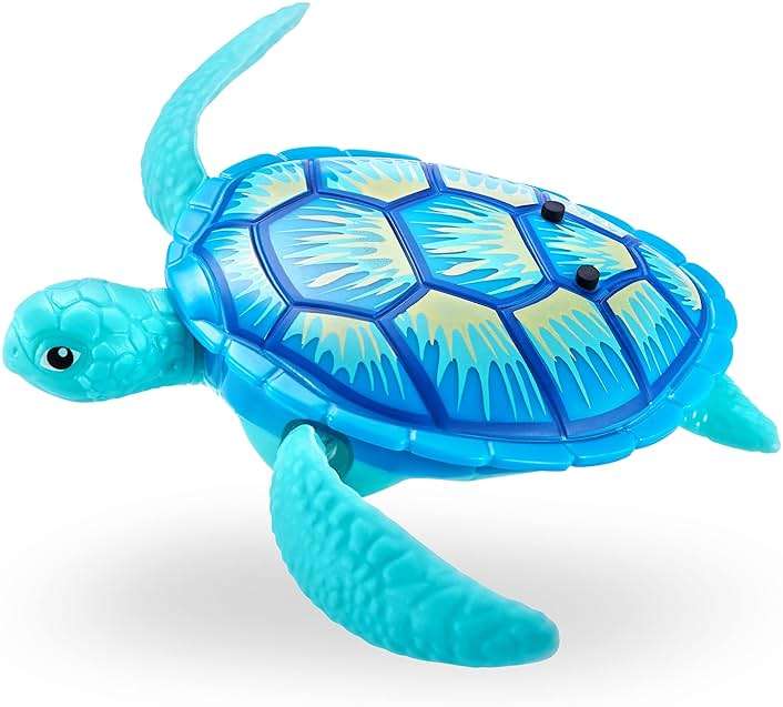 ROBO ALIVE Robo Turtle Robotic Swimming Turtle (Orange + Blue) by ZURU Water Activated, Comes with Batteries, Amazon Exclusive (2 Pack) - Image 3