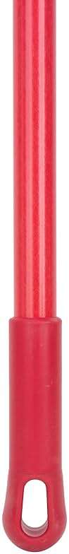 SPARTA 60" Fiberglass Dust Mop Replacement Handle with Clip-On Jaw Clamp Connector, Sliding Locking Collar, Commercial Floor Cleaning, Red (Pack of 12) - Image 4