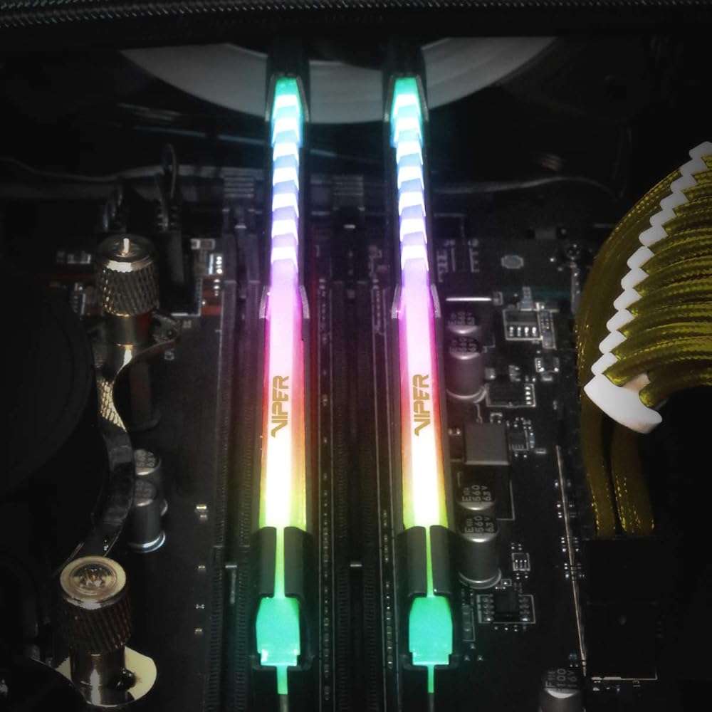 Patriot Viper Steel RGB DDR4 RAM 32GB (2X16GB) 3200MT/s CL16 1.35v UDIMM Desktop Gaming Memory Kit Compatible with XMP - PVSR432G320C6K - Image 6