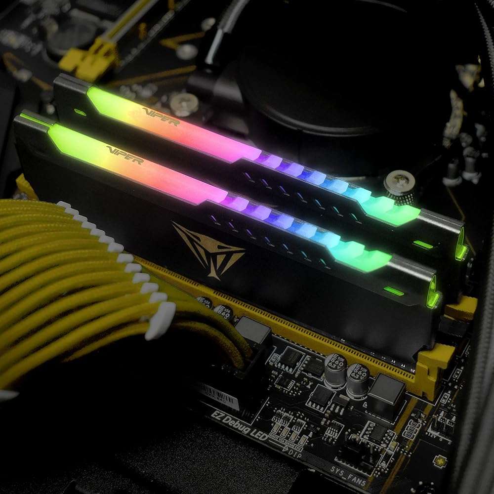 Patriot Viper Steel RGB DDR4 RAM 32GB (2X16GB) 3200MT/s CL16 1.35v UDIMM Desktop Gaming Memory Kit Compatible with XMP - PVSR432G320C6K - Image 8
