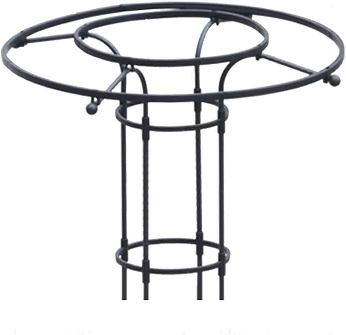 Garden Obelisk Trellis for Climbing Plants, 70.9inch Decorative Vertical Metal Umbrella Trellis Tower Frame Outdoor Flower Support Cage Climbing Stand Rack for Vines Rose - Image 4