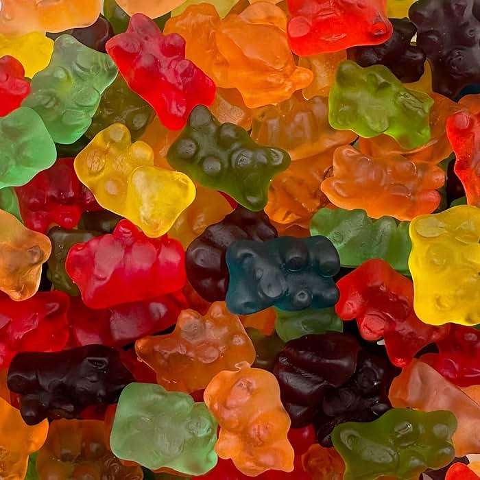 Gummi Bears Candy | 2 Pound Bag | Assorted Fruit Flavors | Bulk Gummies for Candy Buffets, Party Favors and Goody Bags | Classic Chewy Treat - Image 1