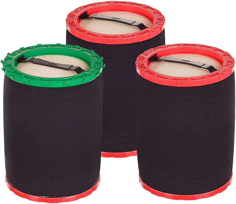 Unger Commercial HydroPower Ultra 3-Stage Resin Pack Replacement for Large Filter Tanks - Set of 3 Color-Coded DI Resin Bags for Window Cleaners - UHPR3 - Image 6