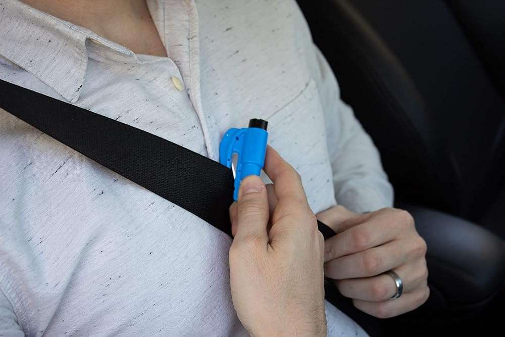 resqme The Original Compact Emergency Keychain Car Escape Tool, Seatbelt Cutter and Window Breaker, Made in USA, Pack of 2 - Image 12
