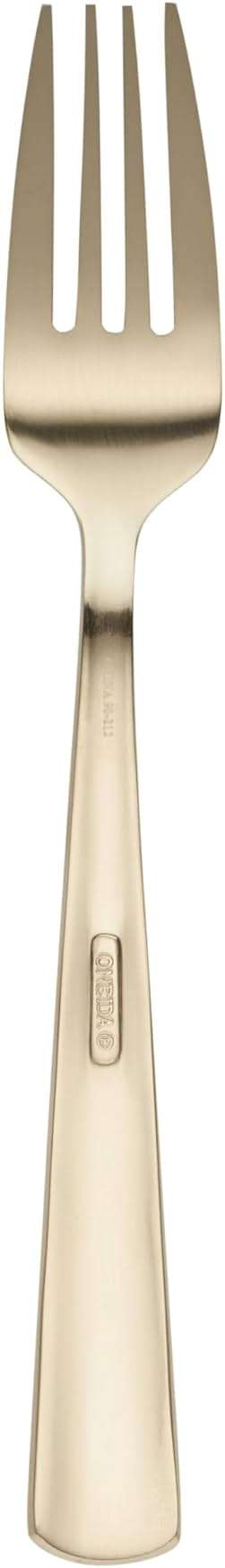Oneida Silverware Set For 4, Aptitude Champagne Satin 20-Piece Flatware Set, Service For 4, 18/0 Stainless Steel Silverware Set, Dishwasher Safe, Knives Spoons and Forks Set, (Champagne, 20 Piece) - Image 6