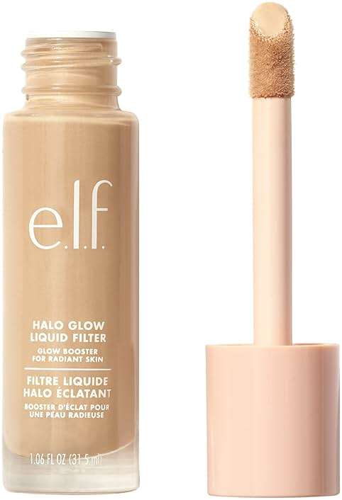 e.l.f. Halo Glow Liquid Filter, Complexion Booster For A Glowing, Soft-Focus Look, Infused With Hyaluronic Acid, Vegan & Cruelty-Free, 2 Fair/Light - Image 1
