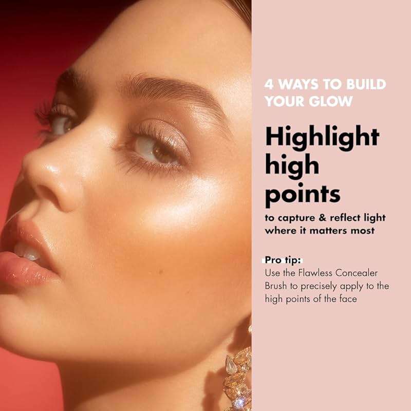 e.l.f. Halo Glow Liquid Filter, Complexion Booster For A Glowing, Soft-Focus Look, Infused With Hyaluronic Acid, Vegan & Cruelty-Free, 2 Fair/Light - Image 4